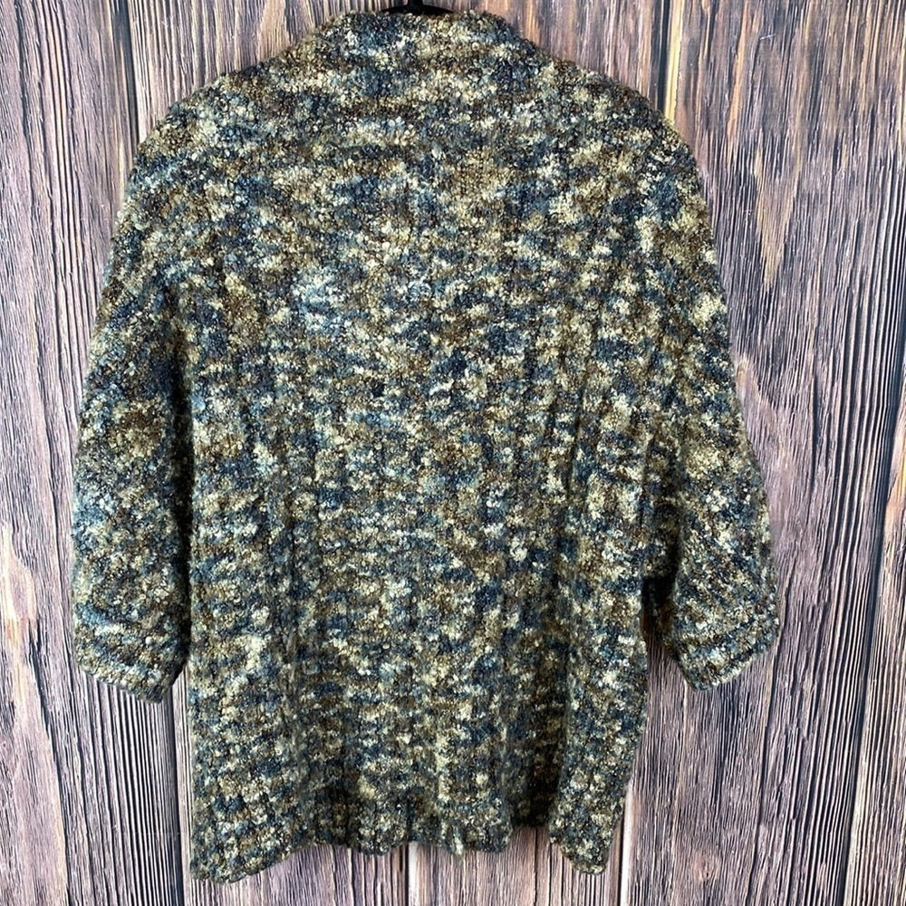 Nomadic Traders Knit Multi-Colored Button Down Sw… - image 4